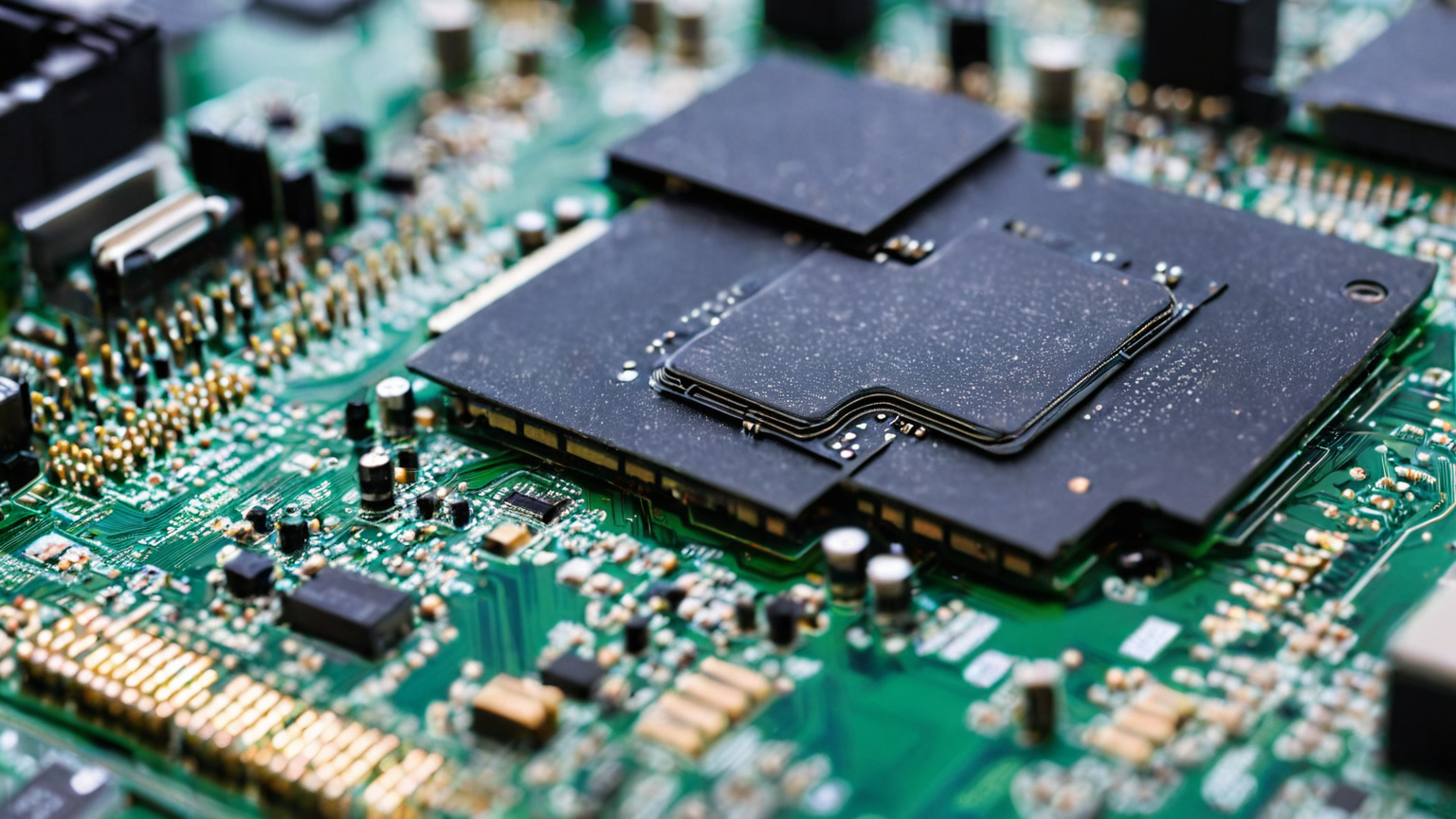 Laptop NPU and memory hardware concept