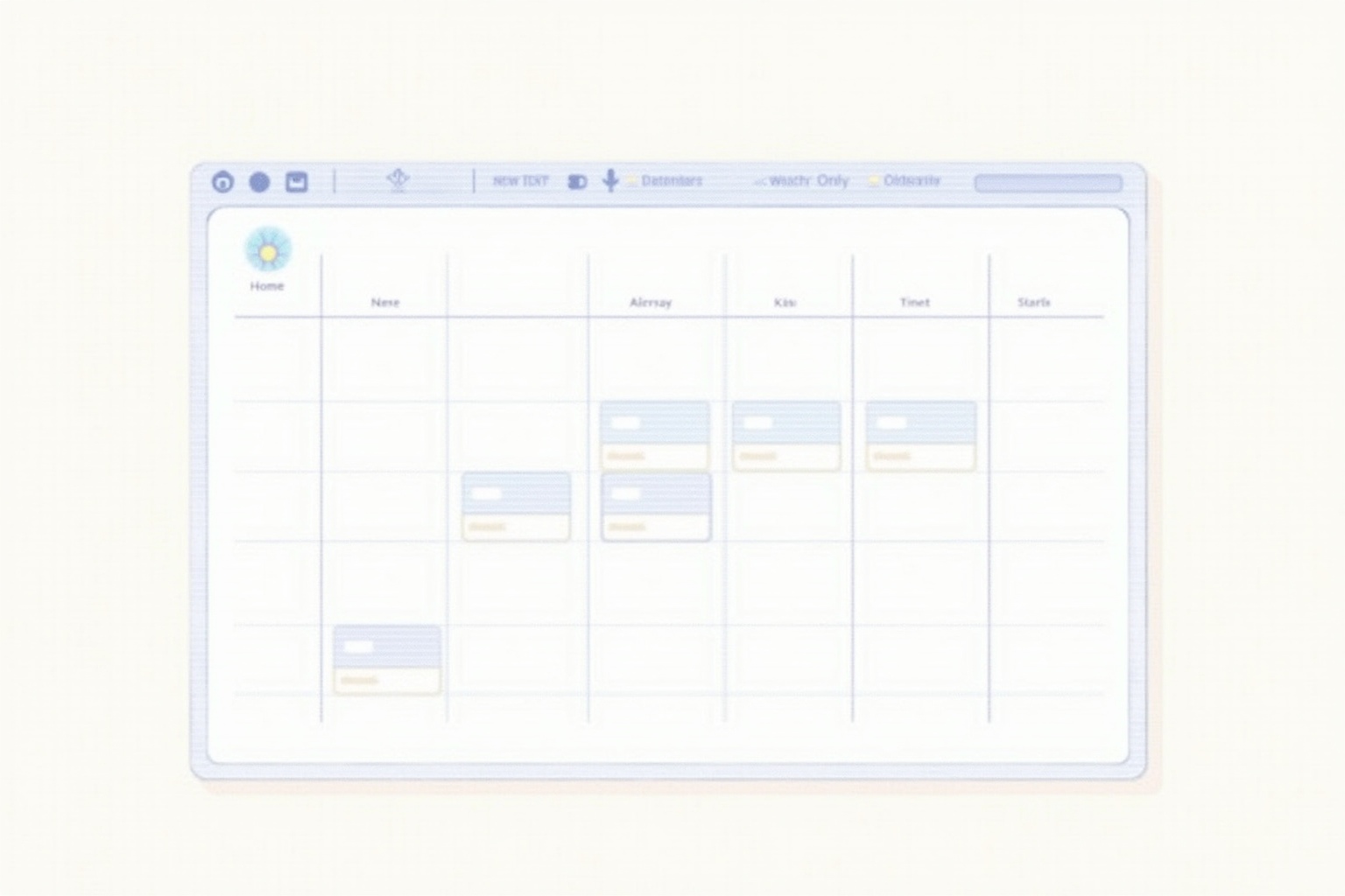 Recurring billing automation interface with calendar showing scheduled invoices
